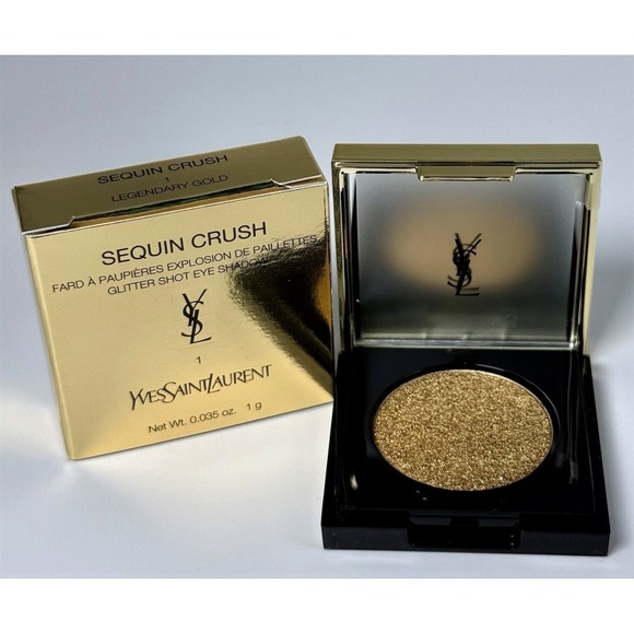 Yves Saint Laurent Other - Yves Saint Laurent YSL Sequin Crush Glitter Single Eyeshadow 1 Legendary Gold